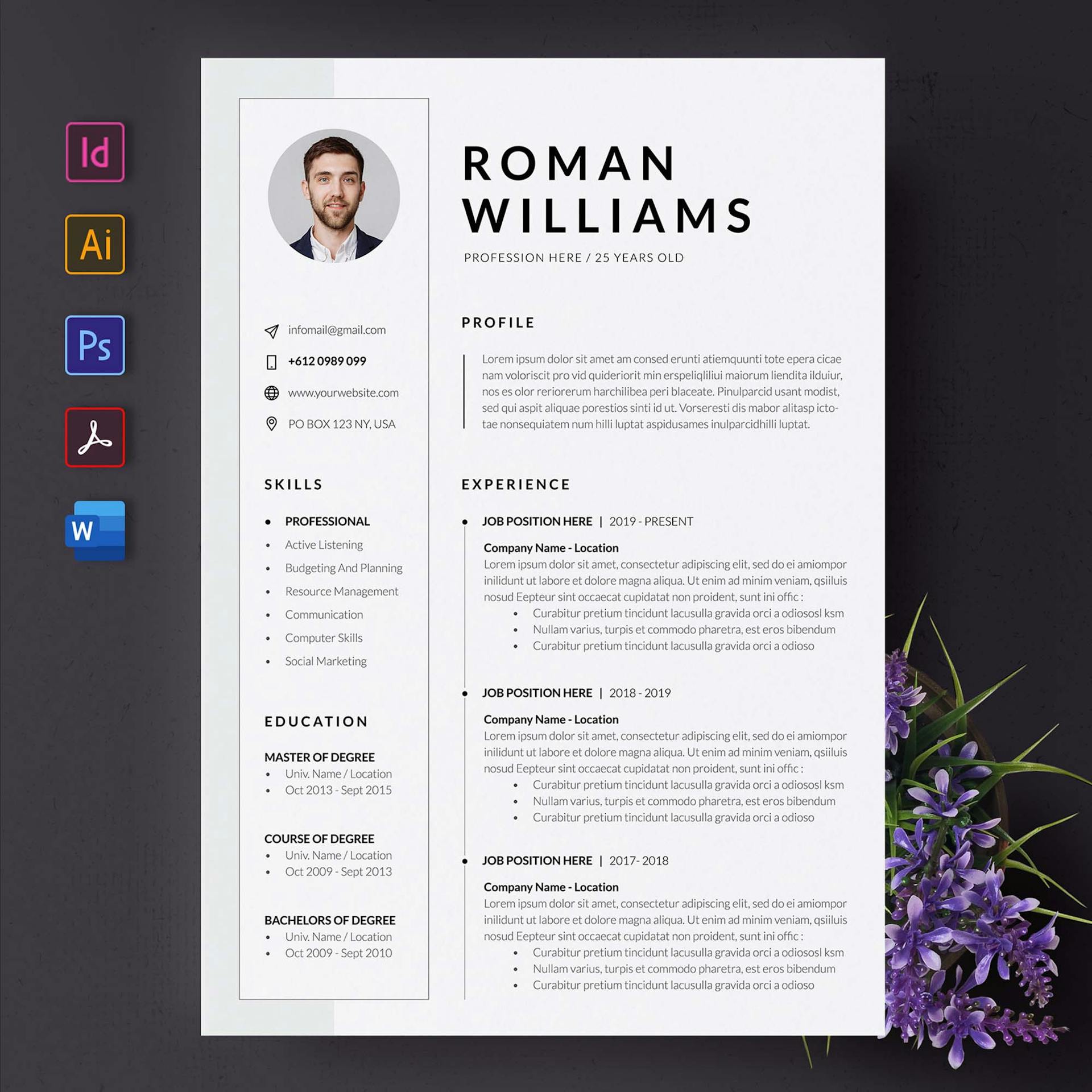 Artificial intelligence optimizing tech resume